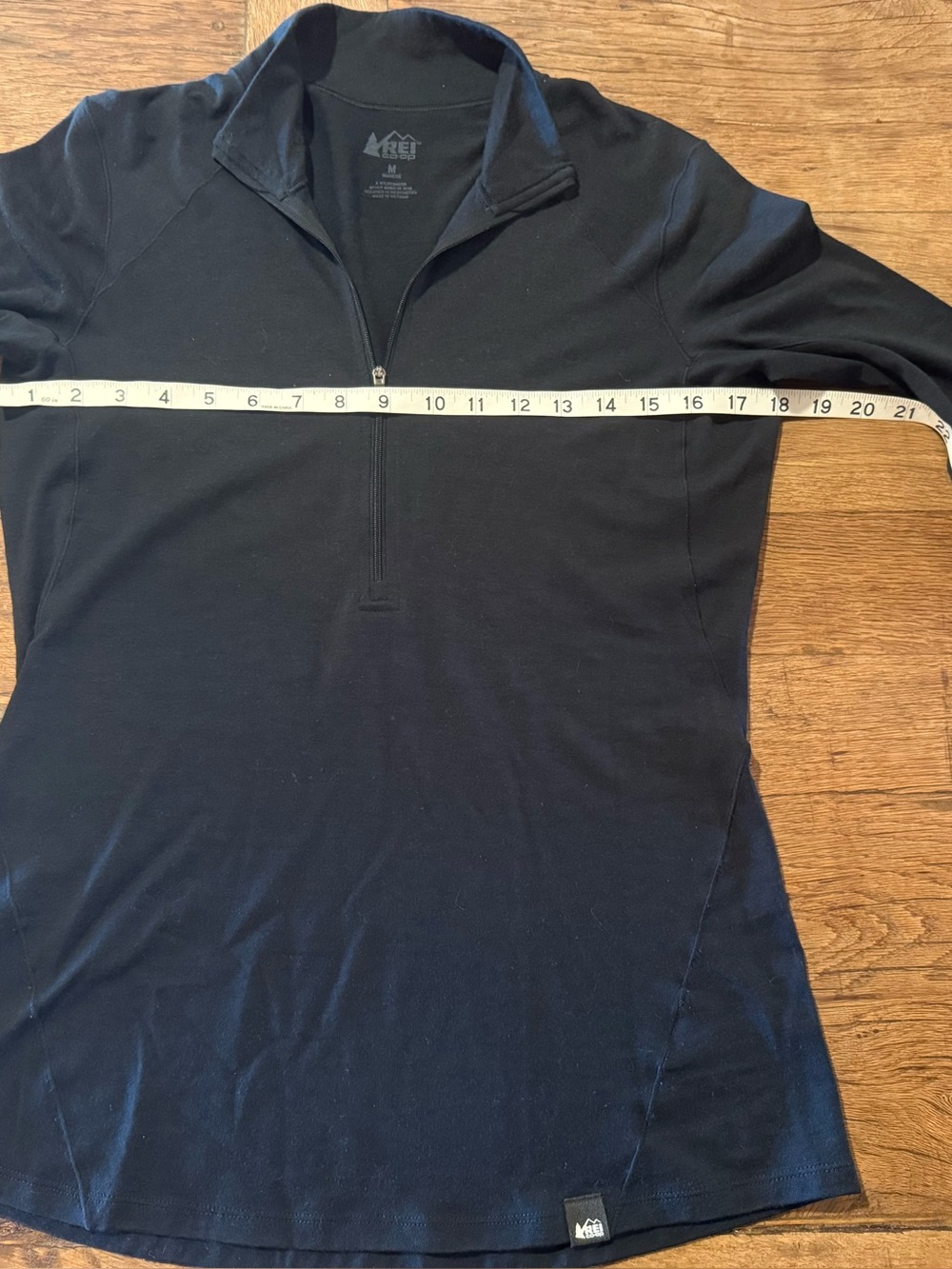 REI Women’s merino wool base layer half zip